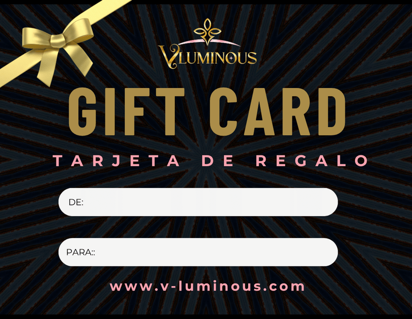 Tarjeta de regalo de V-luminous