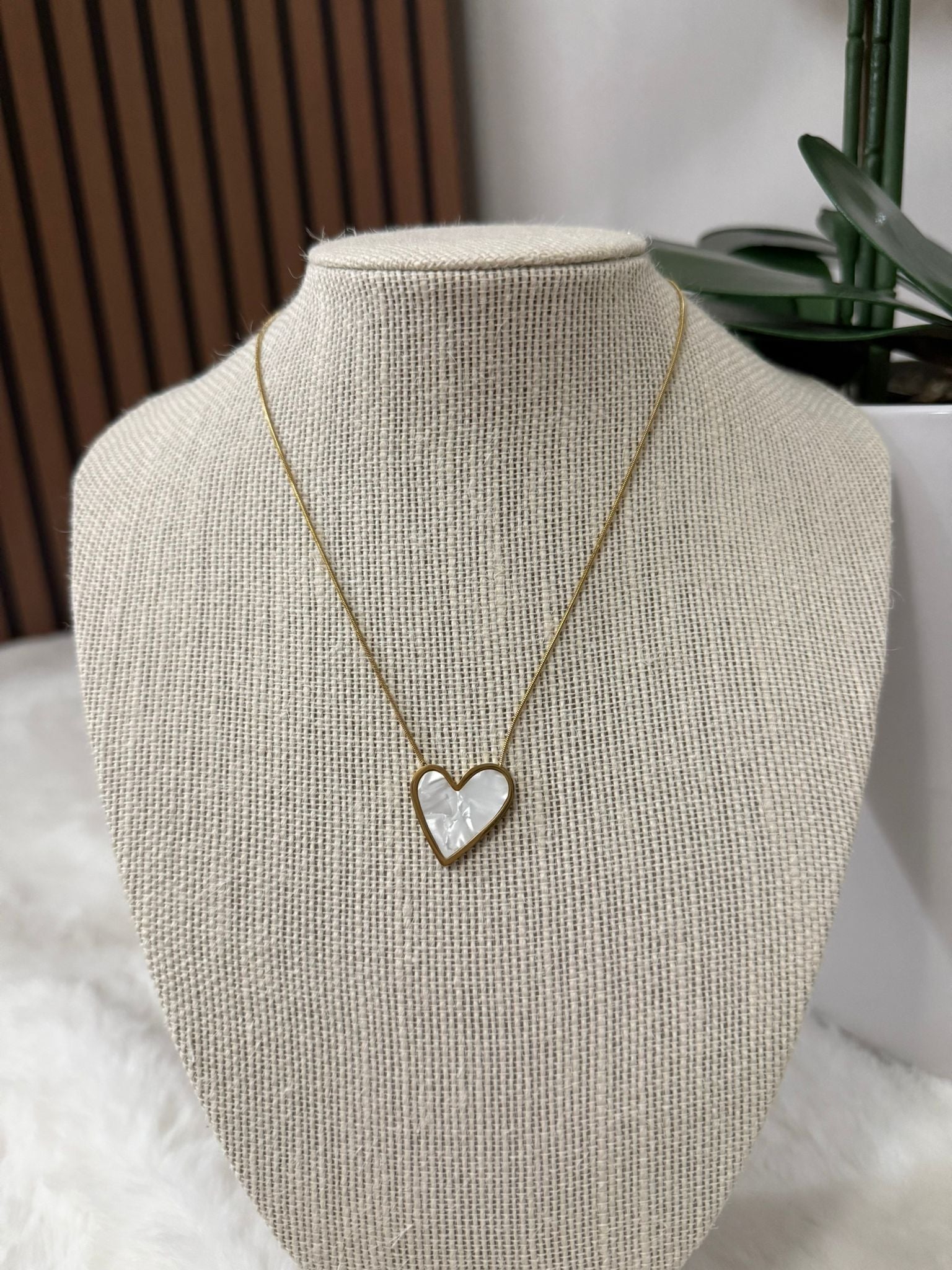 Conjunto de collar Nácar